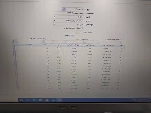 ثبت نمرات امتحانات میان ترم